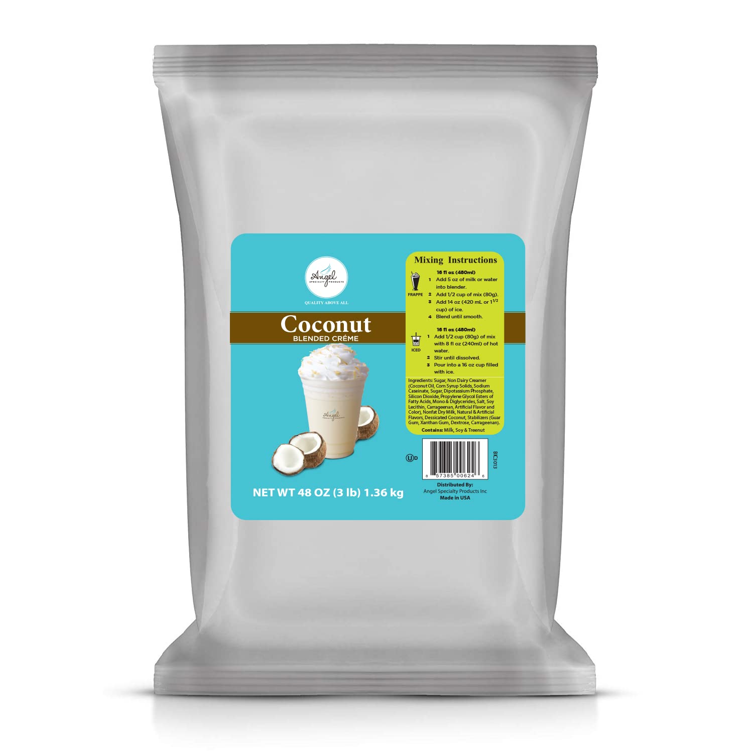 Milk Tea Mix by Angel Specialty Products [3 LB]