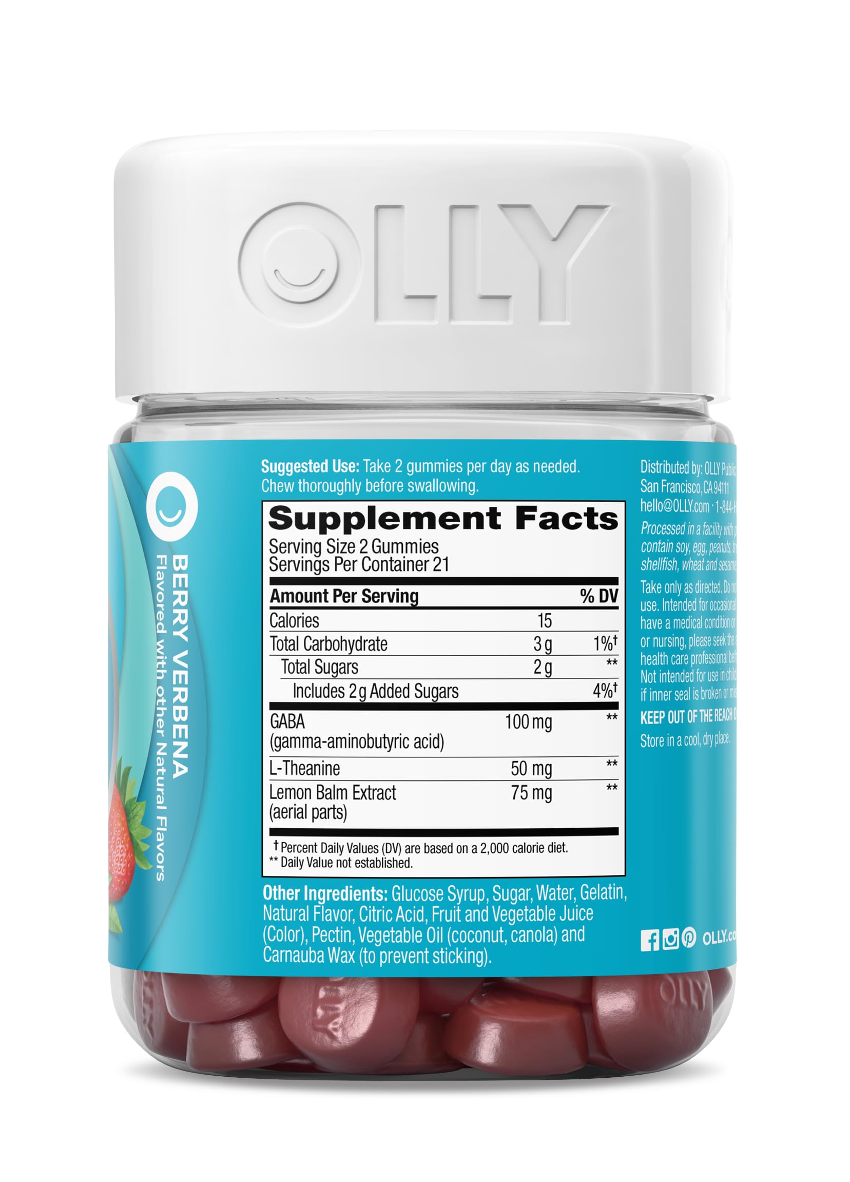 OLLY Goodbye Stress Gummy