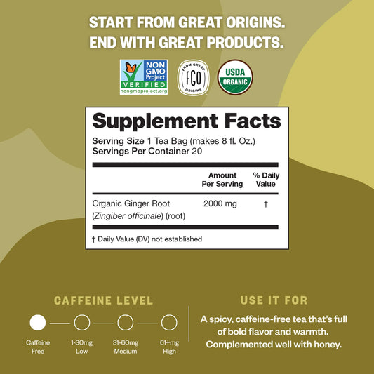 FGO Organic Ginger Tea