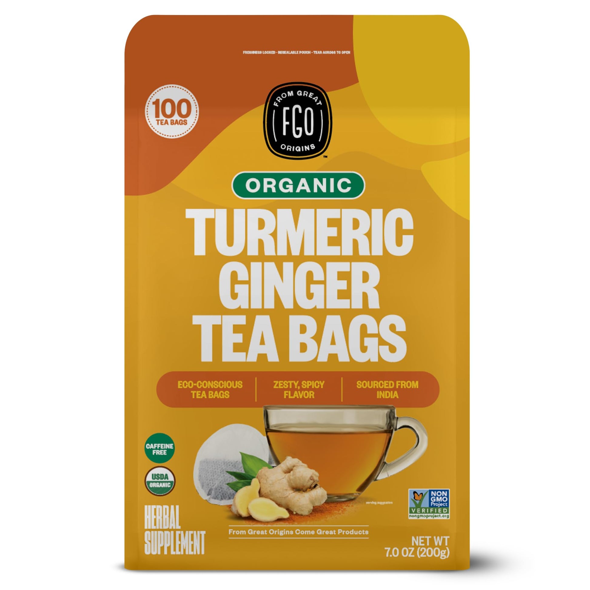 FGO Organic Ginger Tea
