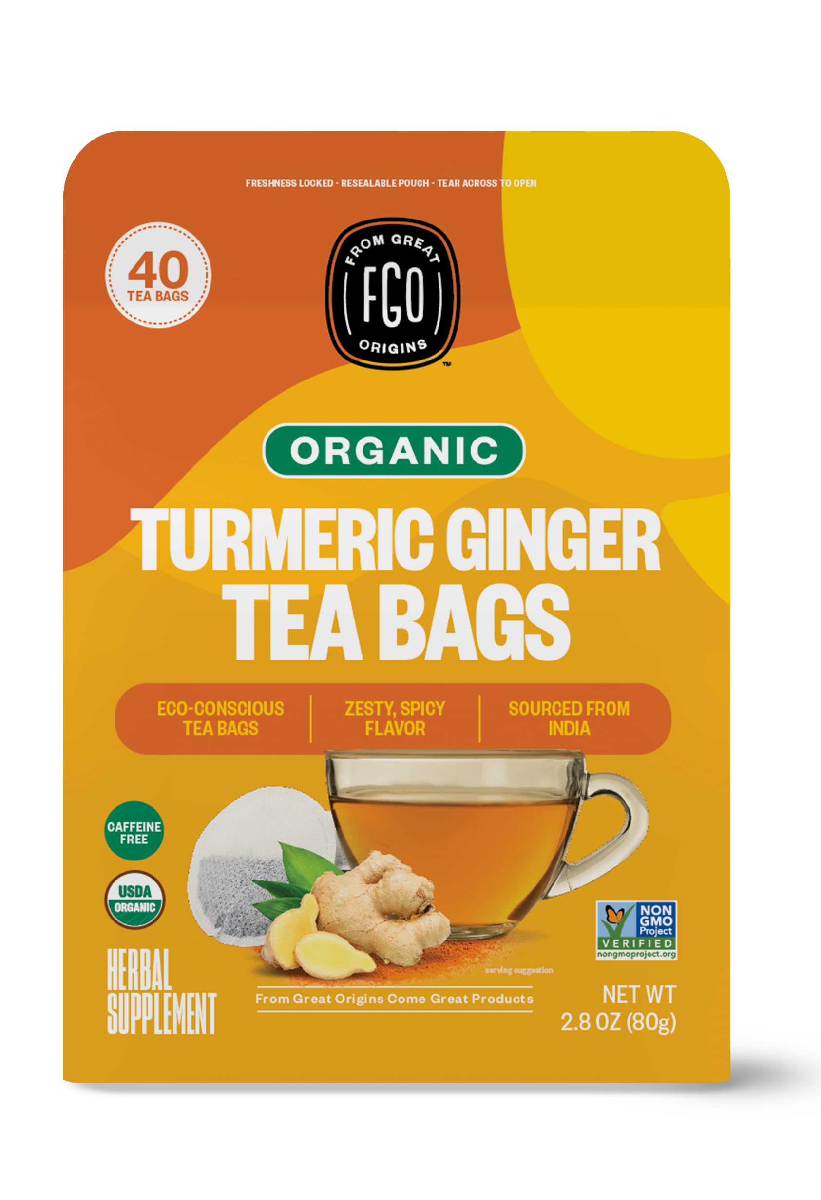 FGO Organic Ginger Tea