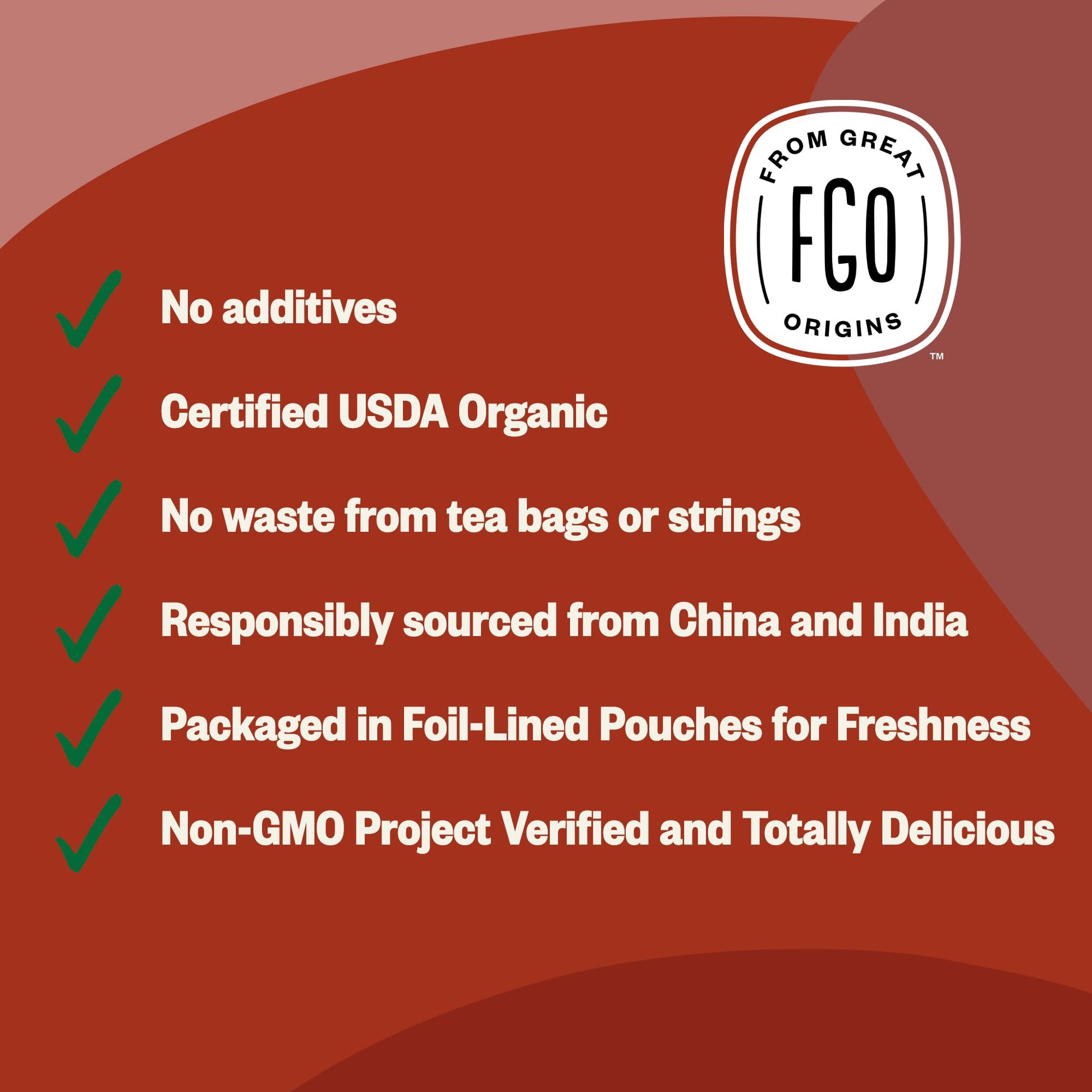 FGO Organic Ginger Tea