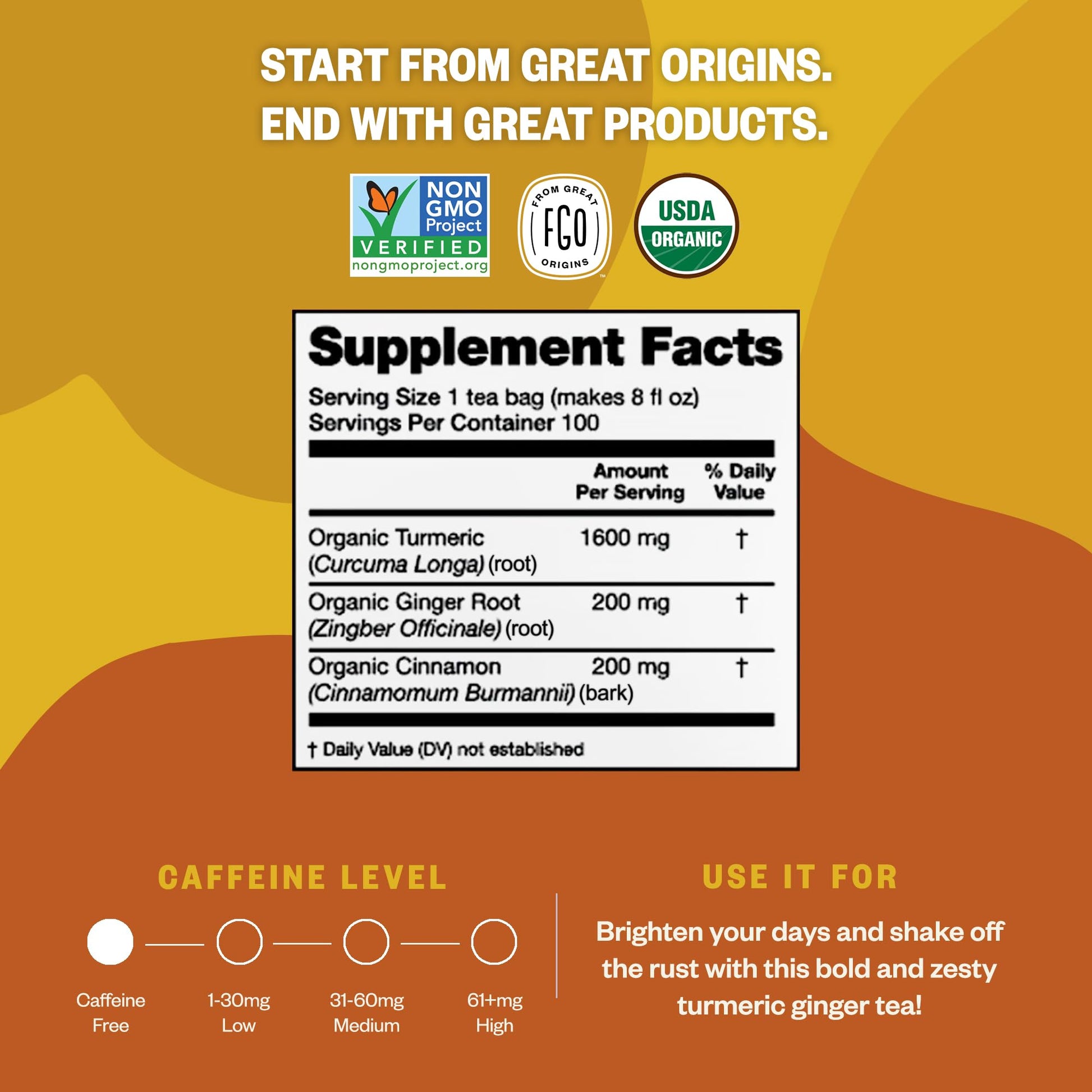 FGO Organic Ginger Tea
