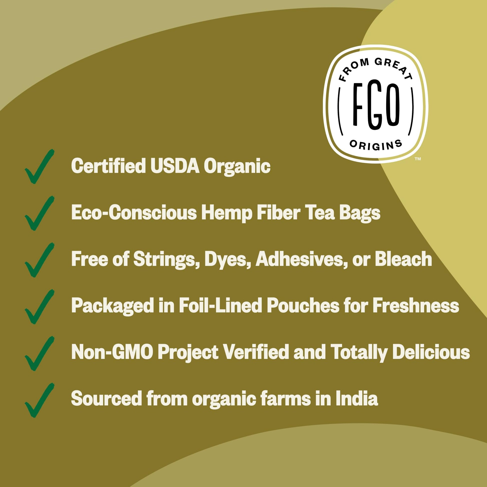 FGO Organic Ginger Tea