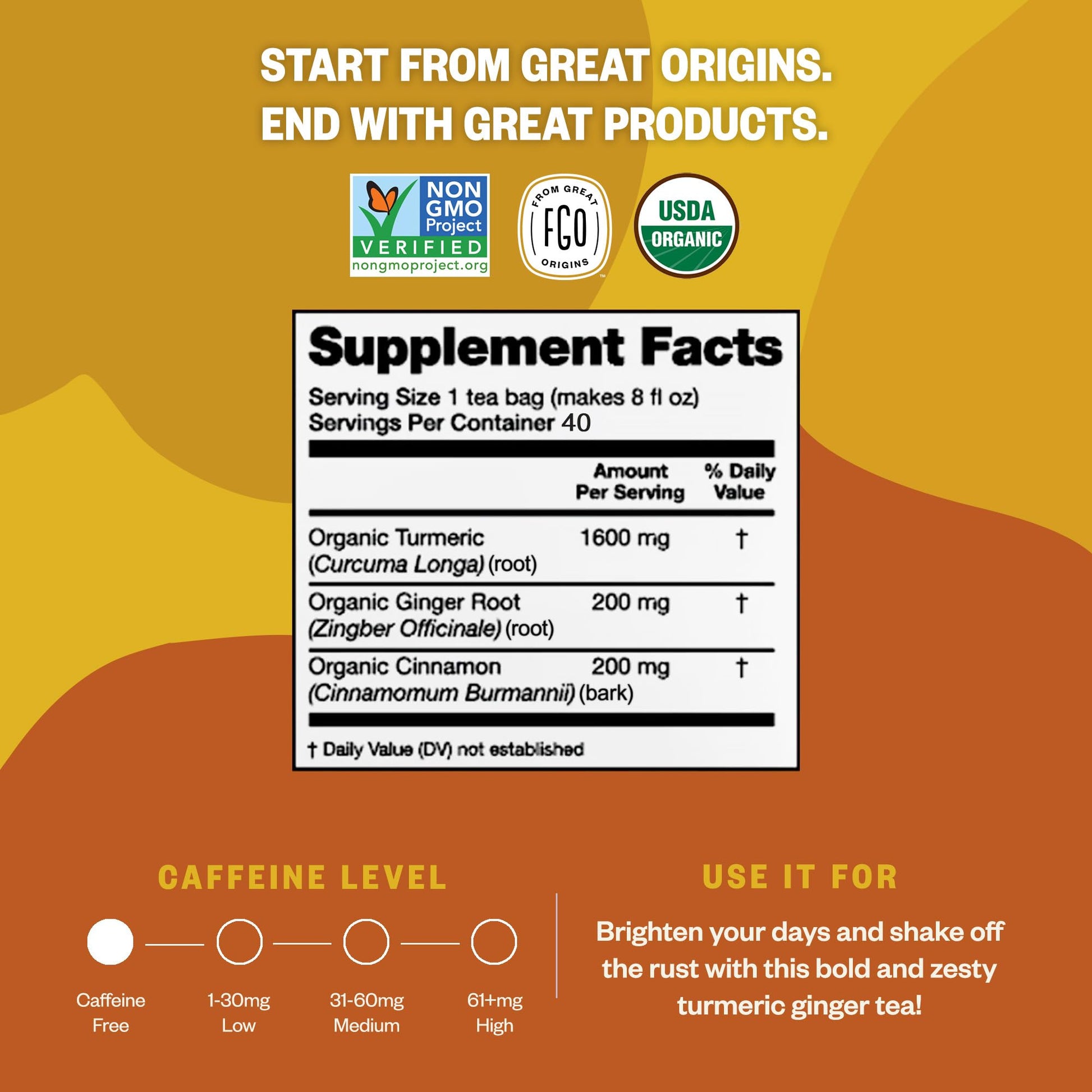 FGO Organic Ginger Tea