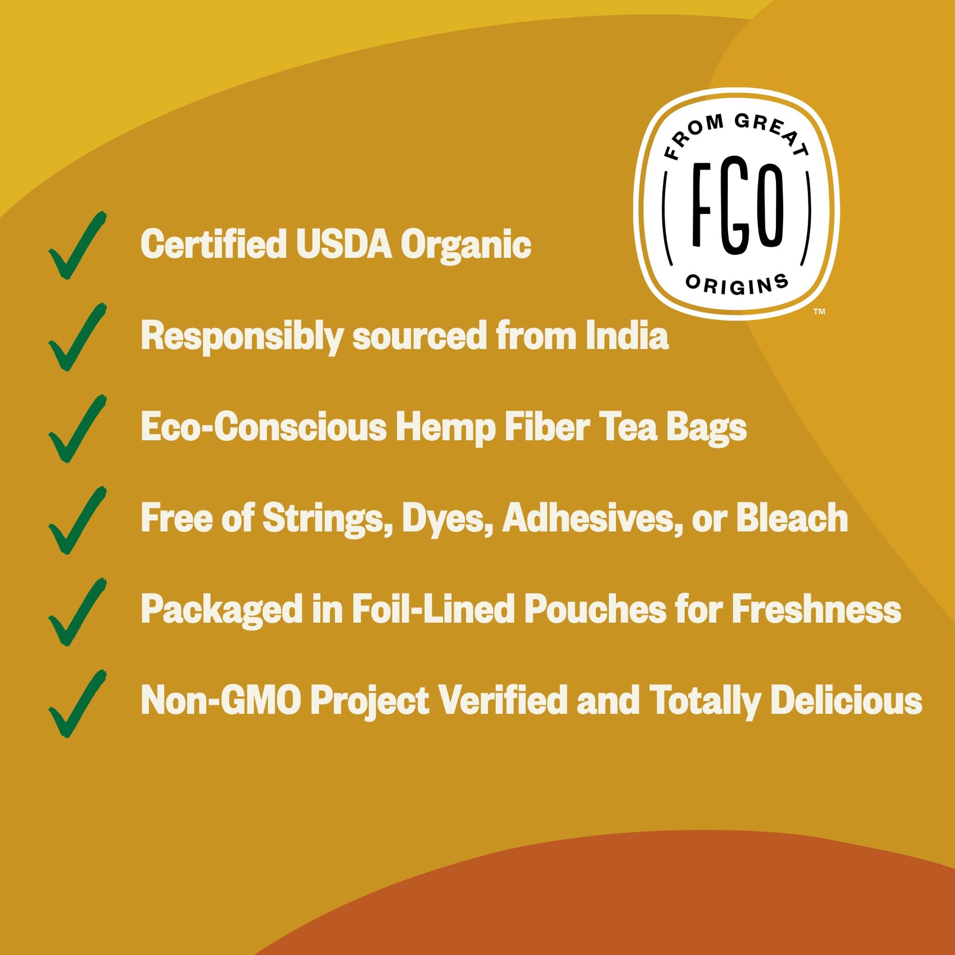 FGO Organic Ginger Tea