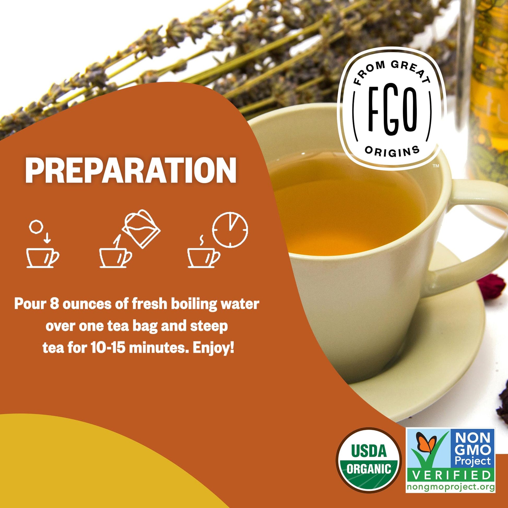 FGO Organic Ginger Tea