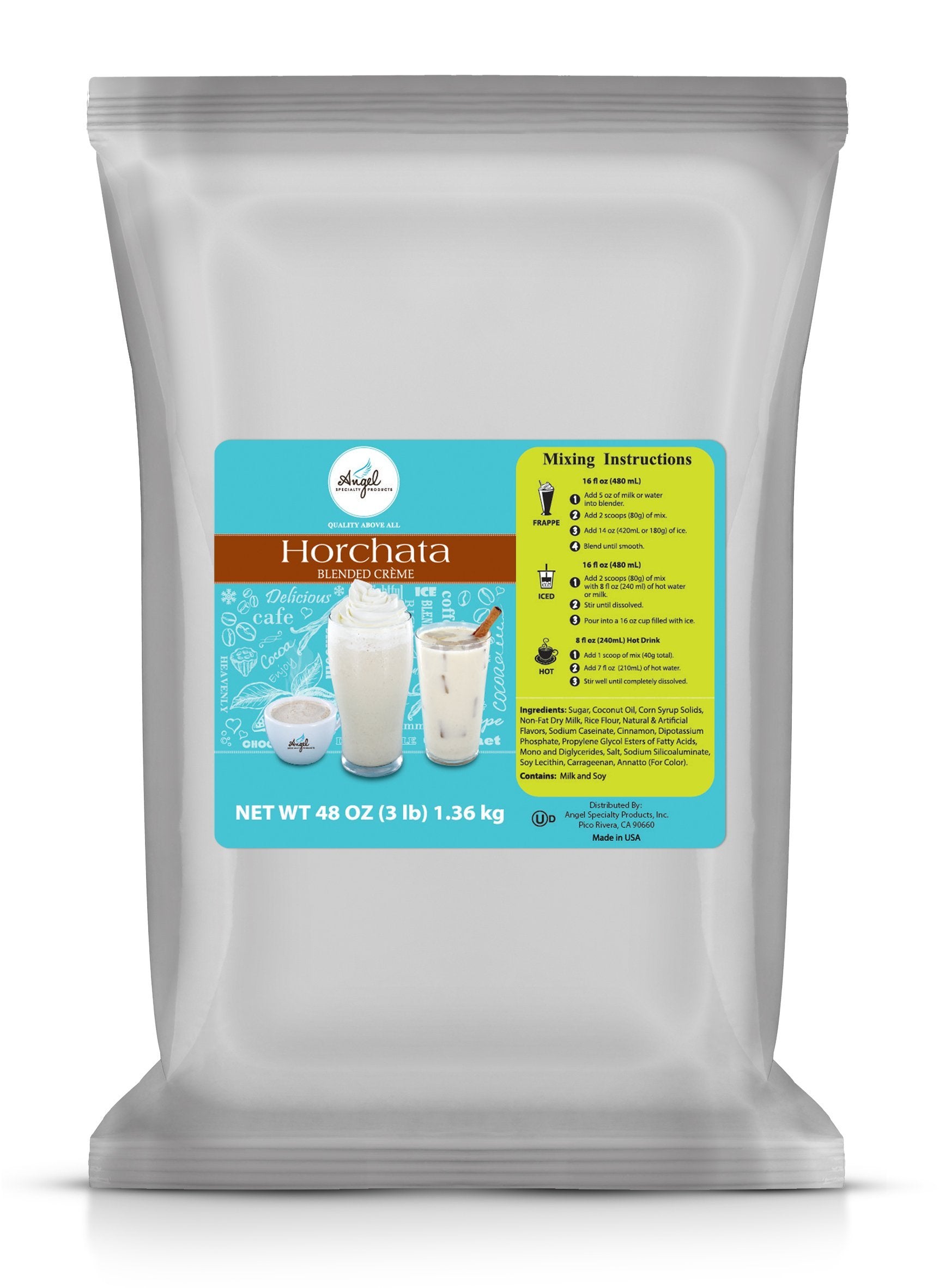 Milk Tea Mix by Angel Specialty Products [3 LB]