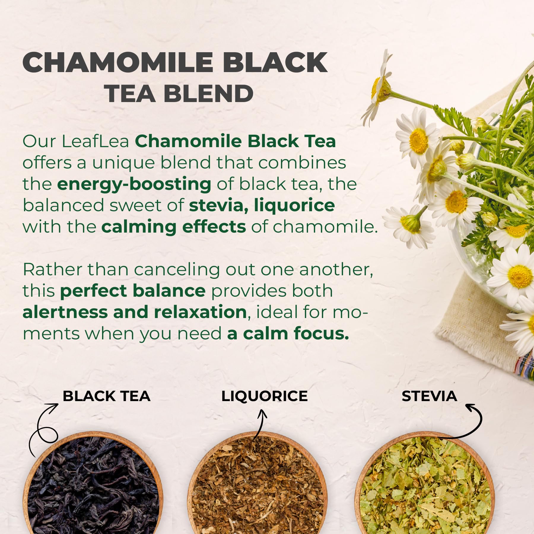 LeafLea 40 Turmeric Ginger Cinnamon Tea Bags