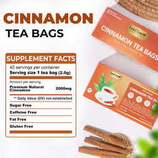 LeafLea 40 Turmeric Ginger Cinnamon Tea Bags