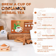 LeafLea 40 Turmeric Ginger Cinnamon Tea Bags