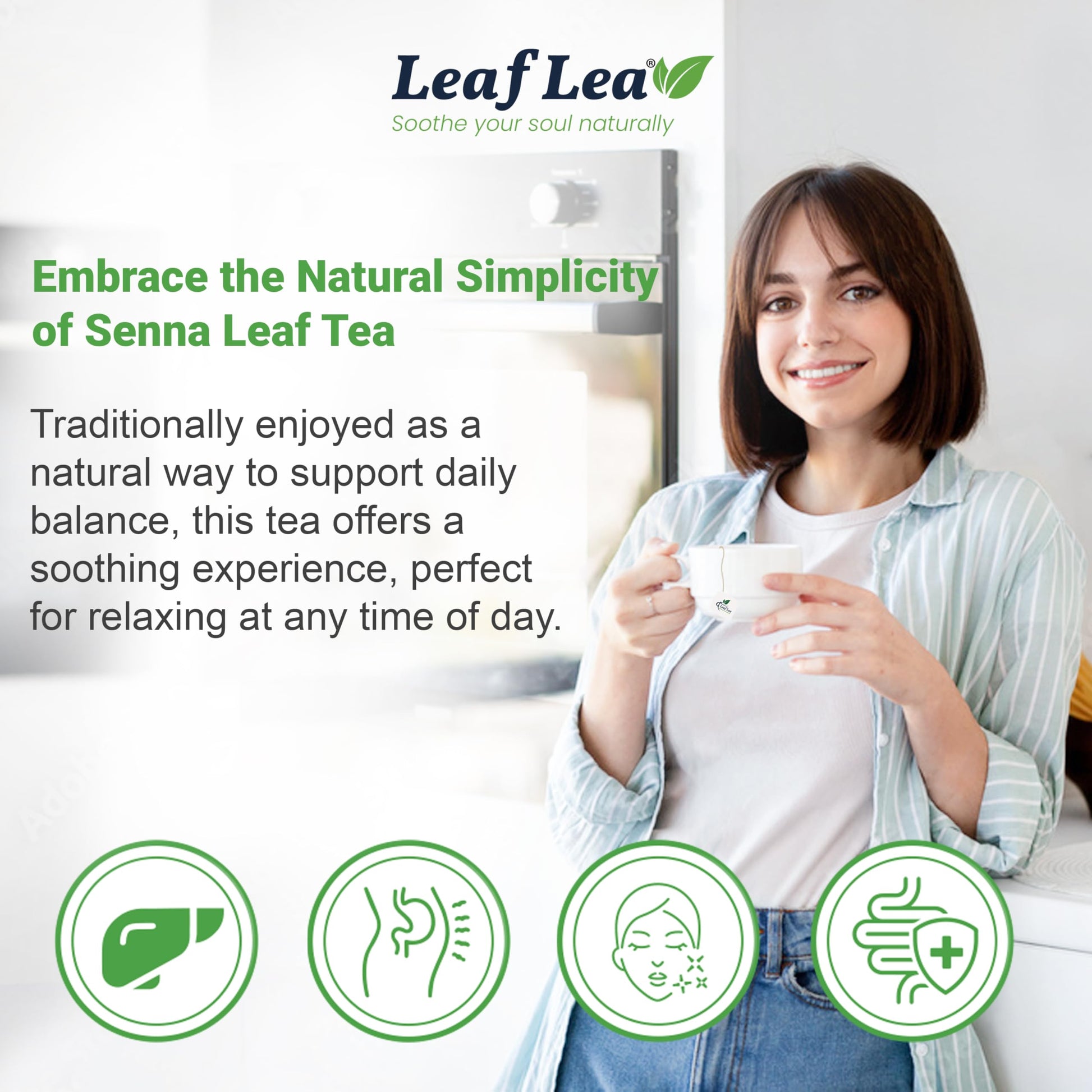 LeafLea 40 Turmeric Ginger Cinnamon Tea Bags