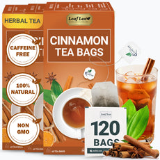 LeafLea 40 Turmeric Ginger Cinnamon Tea Bags