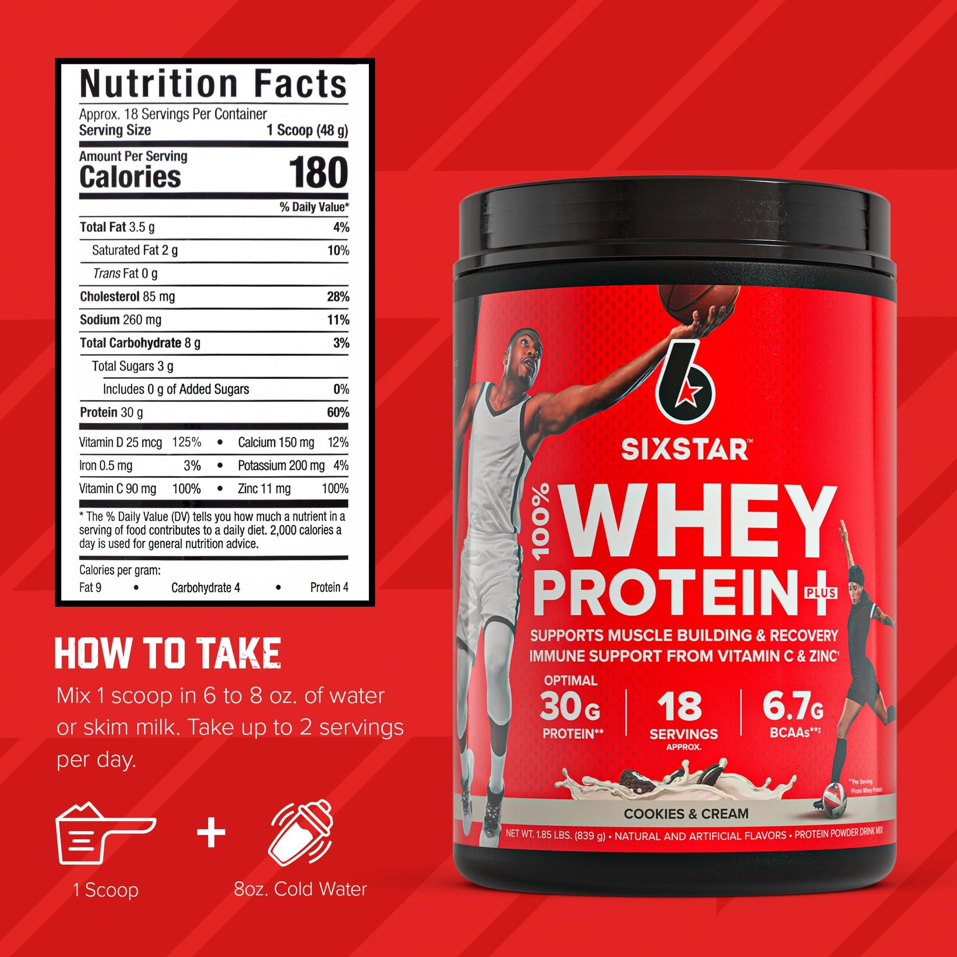 Six Star Whey Protein Powder