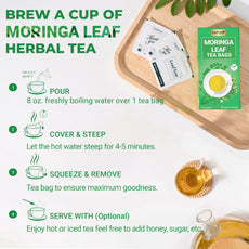LeafLea 40 Turmeric Ginger Cinnamon Tea Bags
