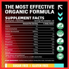 PURESTVITS Creatine Monohydrate Gummies (5g)