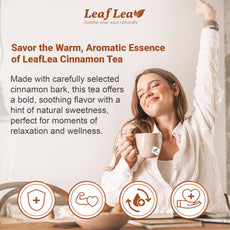 LeafLea 40 Turmeric Ginger Cinnamon Tea Bags