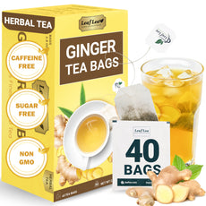 LeafLea 40 Turmeric Ginger Cinnamon Tea Bags