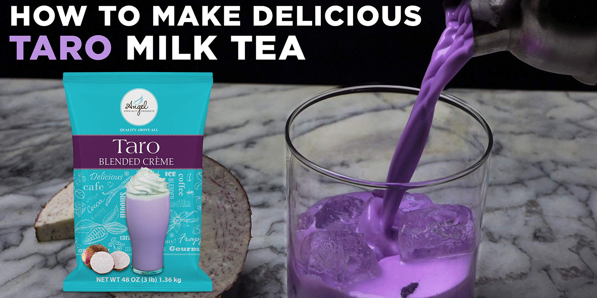 Milk Tea Mix by Angel Specialty Products [3 LB]