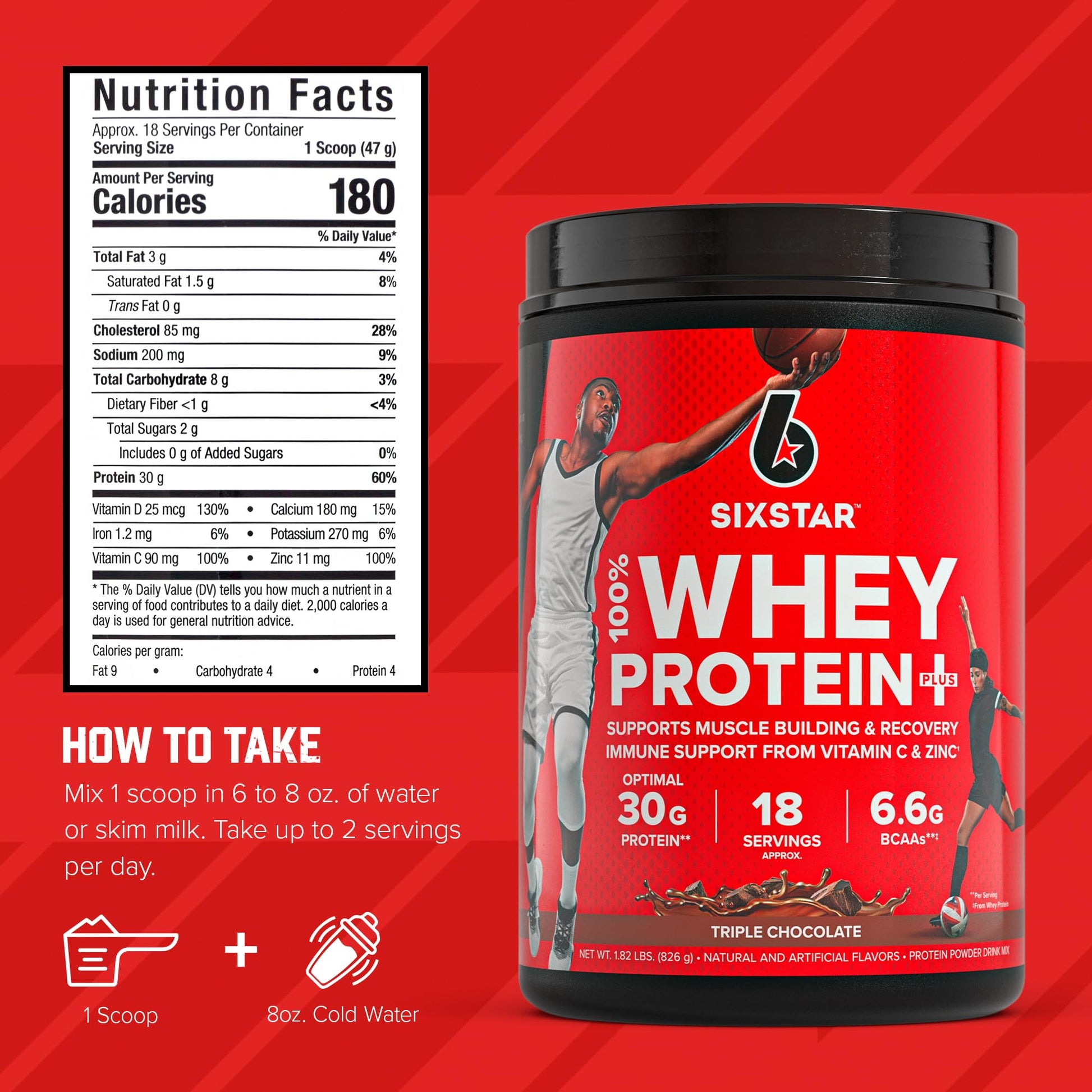 Six Star Whey Protein Powder