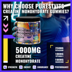 PURESTVITS Creatine Monohydrate Gummies (5g)
