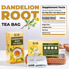 LeafLea 40 Turmeric Ginger Cinnamon Tea Bags