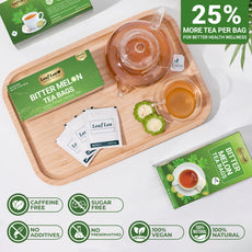 LeafLea 40 Turmeric Ginger Cinnamon Tea Bags