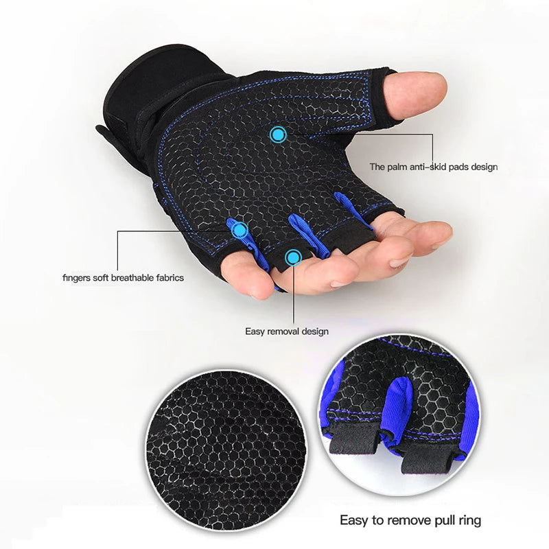 Gym Gloves (Wristband )