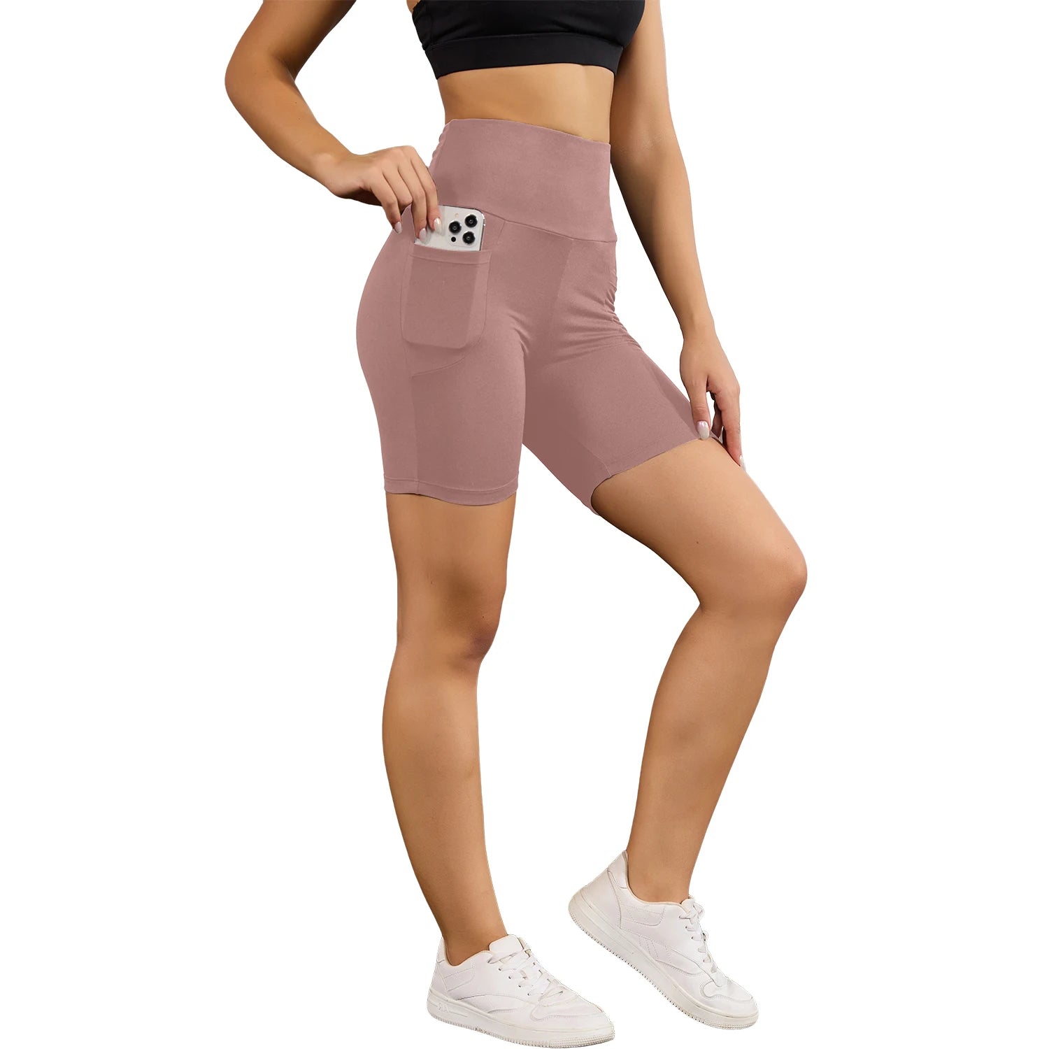 High Waisted Biker Shorts