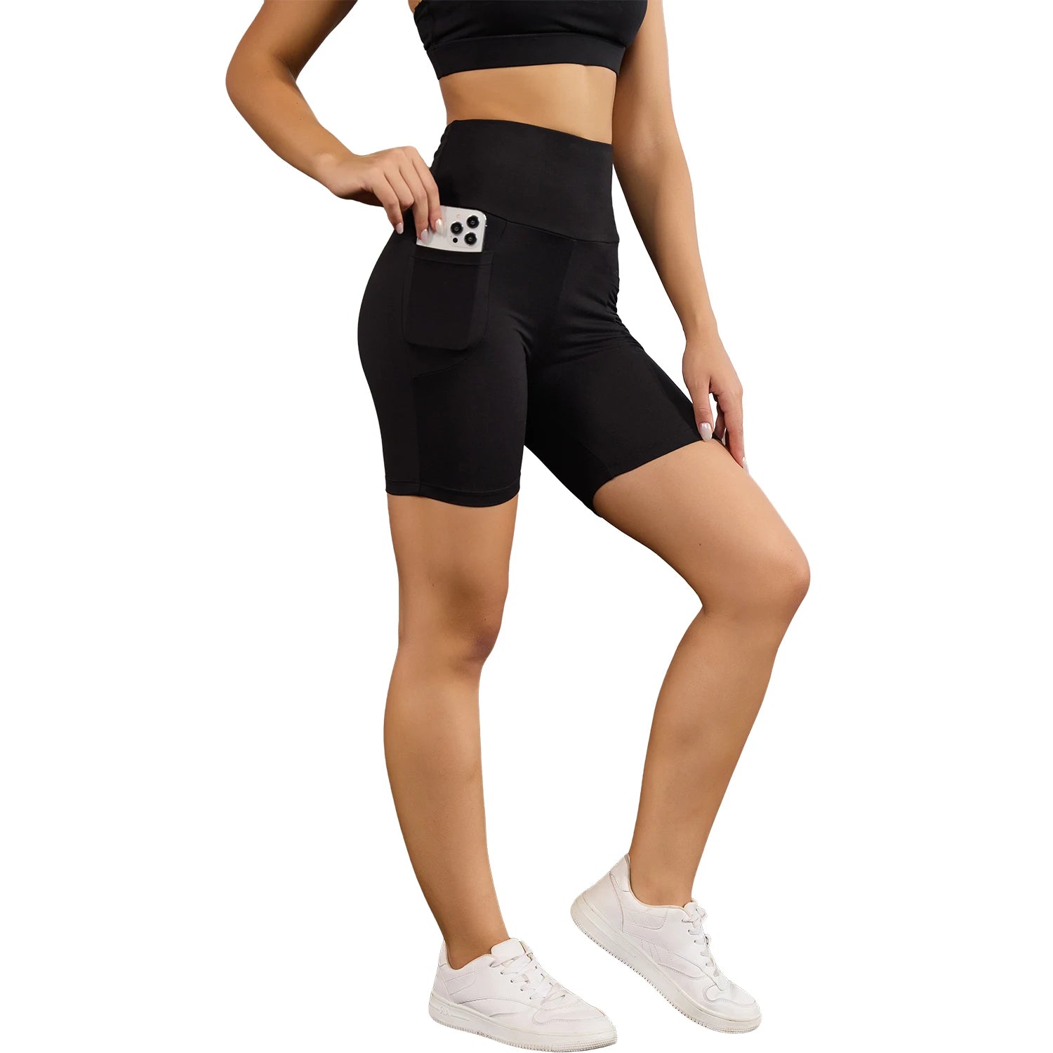 High Waisted Biker Shorts
